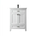 Mobile lavabo 60×46×86 cm - Bianco - MDF e ceramica - stile moderno per bagno